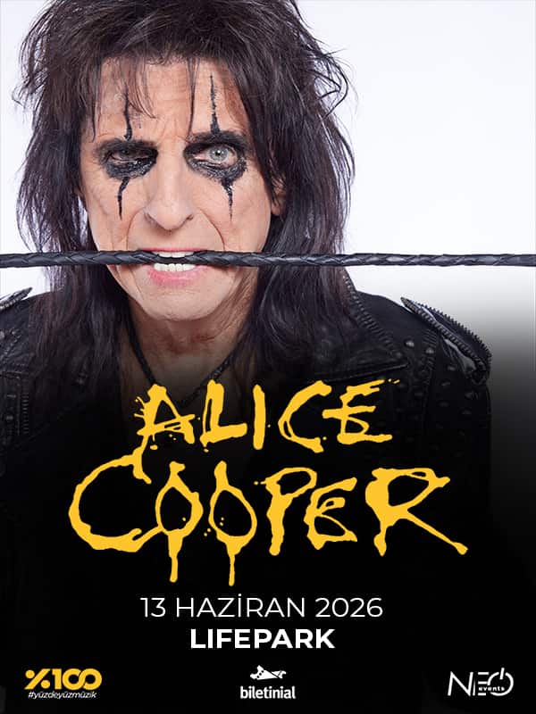 %100 Metal Sunar: Alice Cooper afişi